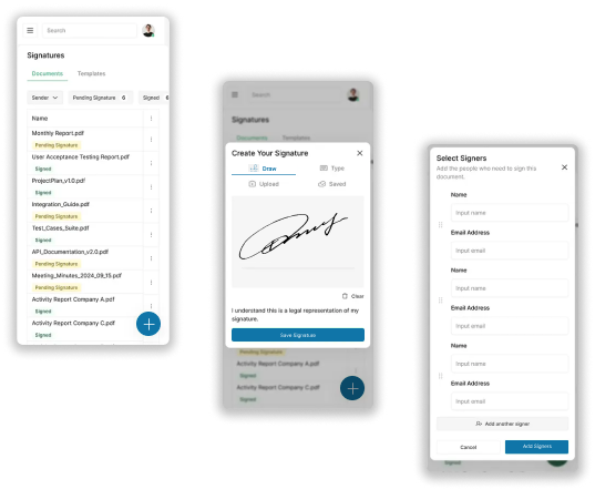 Signature Routing Software Secure Digital Signature Integration in ERP | Paperless Approvals - PiERP