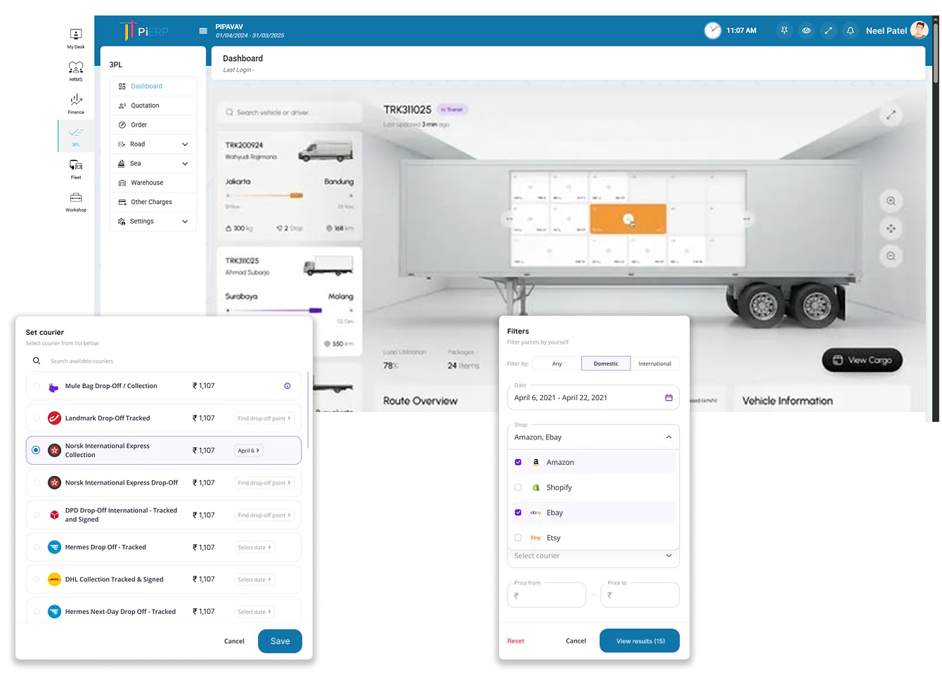 ERP for Courier
